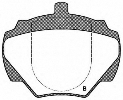 OPEN PARTS bpa022201 -  Комплект тормозных колодок, дисковый тормоз